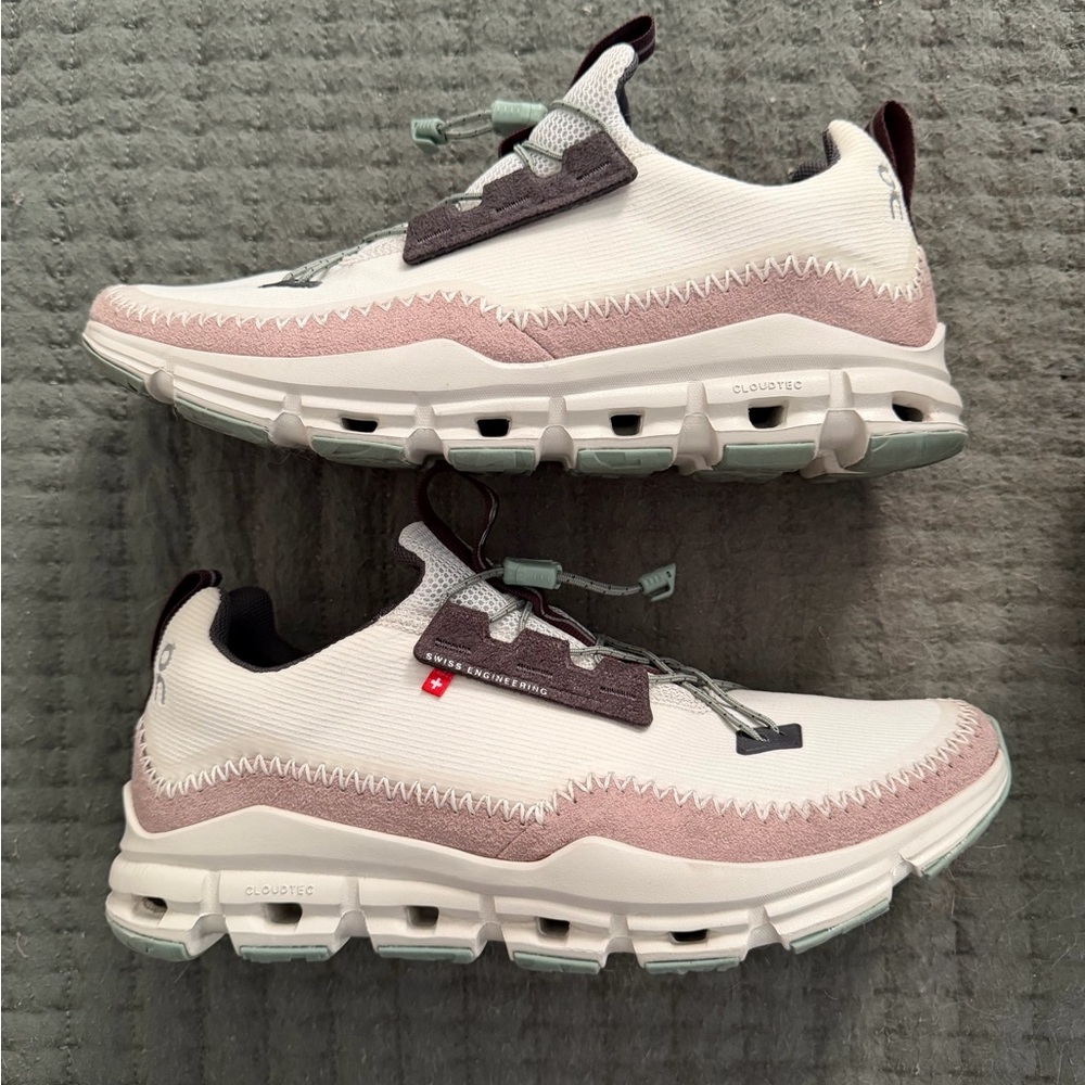 ON Women's Cloudaway Athletic Shoes - White and Pink